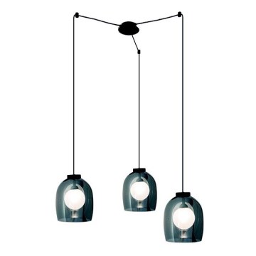 Zambelis 22145 - Luster na lanku 3xG9/5W/230V pavúk čierna