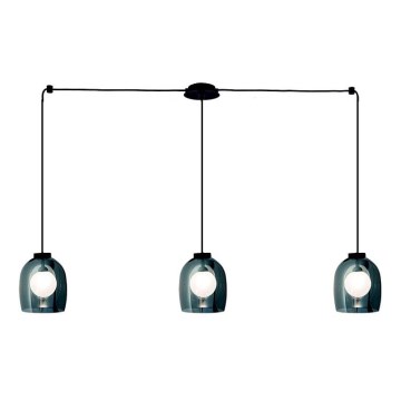 Zambelis 22146 - Luster na lanku 3xG9/5W/230V pavúk čierna
