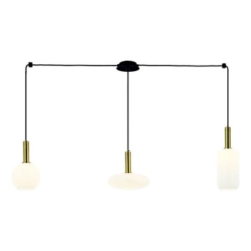 Zambelis 22151 - Luster na lanku 3xE27/40W/230V pavúk zlatá
