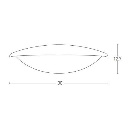 Zambelis E115 - LED Vonkajšie nástenné svietidlo LED/6W/230V IP54 antracit