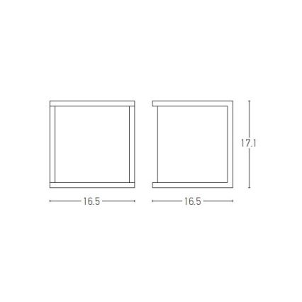 Zambelis E127 - Vonkajšie nástenné svietidlo 1xE27/18W/230V IP54 antracit