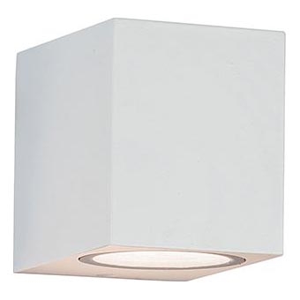 Zambelis E150 - Vonkajšie nástenné svietidlo 1xGU10/15W/230V IP54 biela