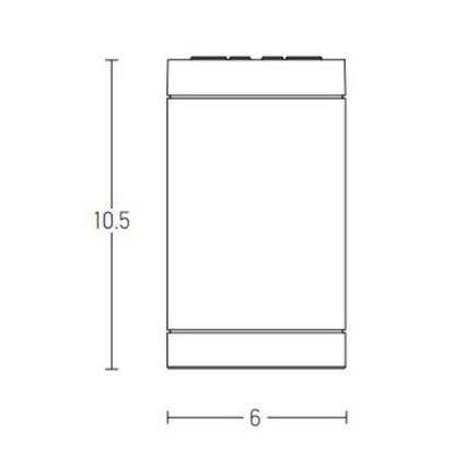 Zambelis E220 - Vonkajšie bodové svietidlo 1xGU10/7W/230V IP54 biela