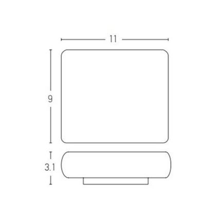 Zambelis E238 - LED Vonkajšie nástenné svietidlo 2xLED/3W/230V IP65 antracit