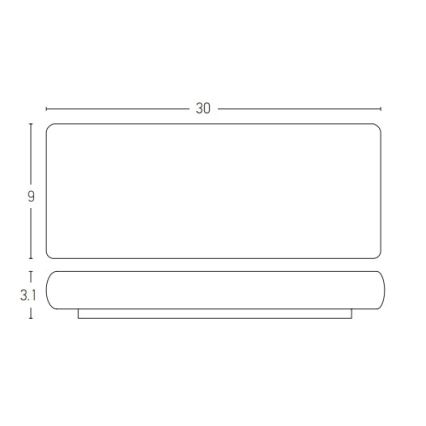 Zambelis E240 - LED Vonkajšie nástenné svietidlo 2xLED/10W/230V IP65 antracit