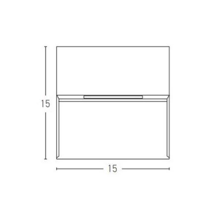 Zambelis E241-G - Vonkajšie schodiskové svietidlo LED/6W/230V IP65 antracit