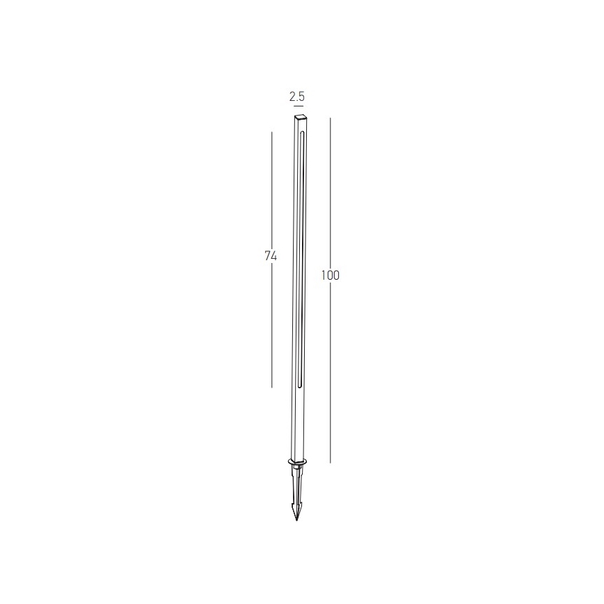 Zambelis E280 - LED Vonkajšia lampa LED/15W/230V IP65 hnedá