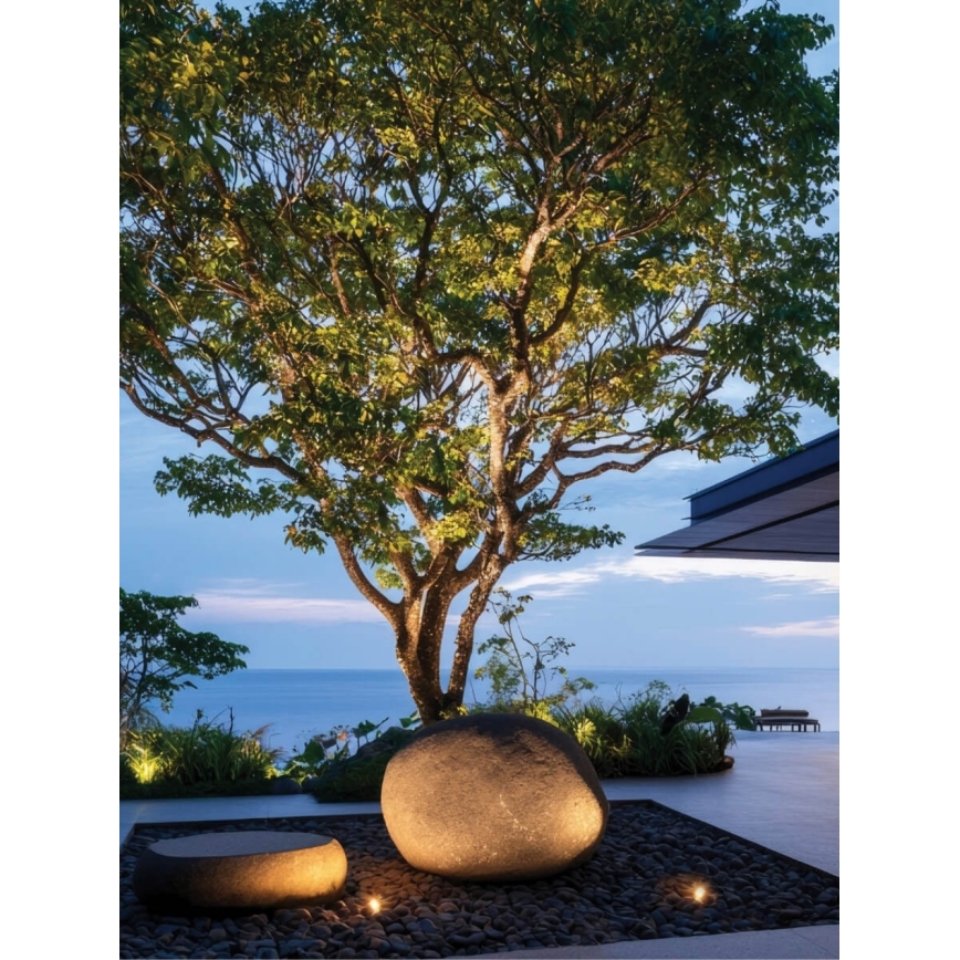 Zambelis E311 - Vonkajšia lampa 1xGU10/7W/230V IP54