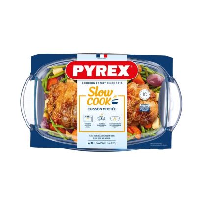 Zapekacia misa PYREX s pokrievkou 6,7 l