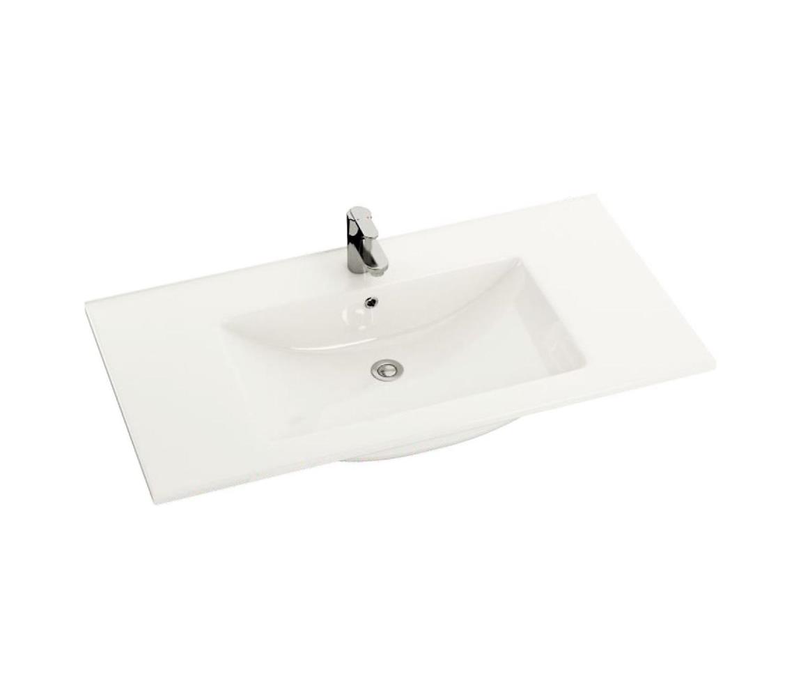 BATH DELUXE Zapustené umývadlo CHICAGO 91x46,5 cm keramika/biela 06-090-60-11-01