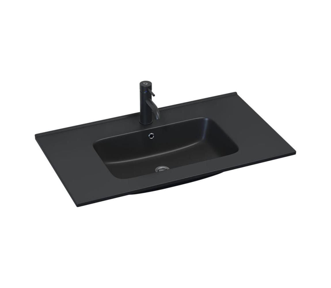 BATH DELUXE Zapustené umývadlo LILLESNAD 81x46cm keramika/čierna 06-080-27-02-00