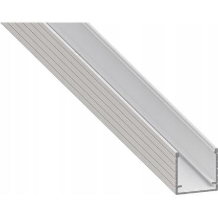 Zapustený profil pre LED pásy 1 m, biely