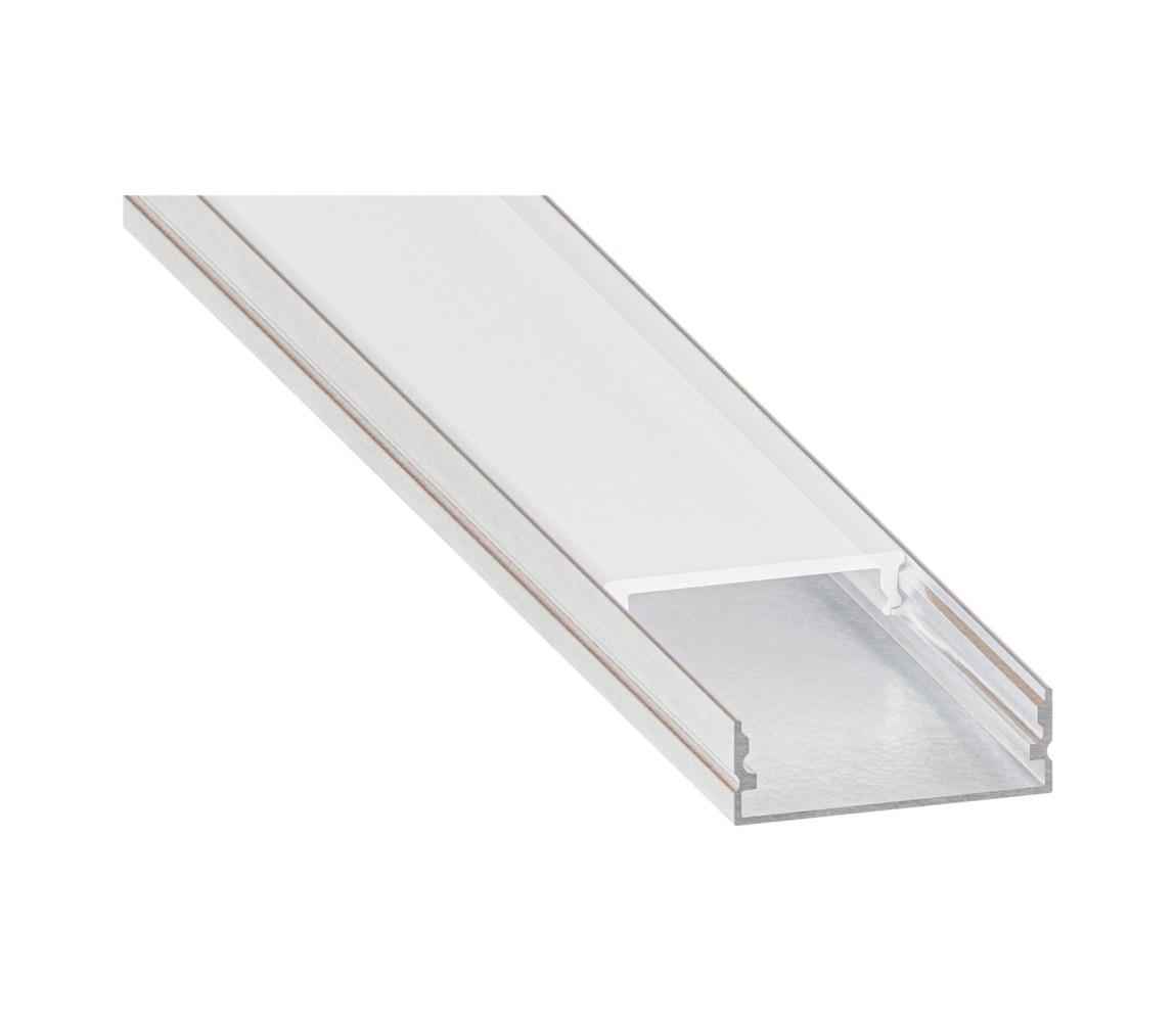 SmartLED Zapustený profil pre LED pásy 1 m strieborný/biely 7540