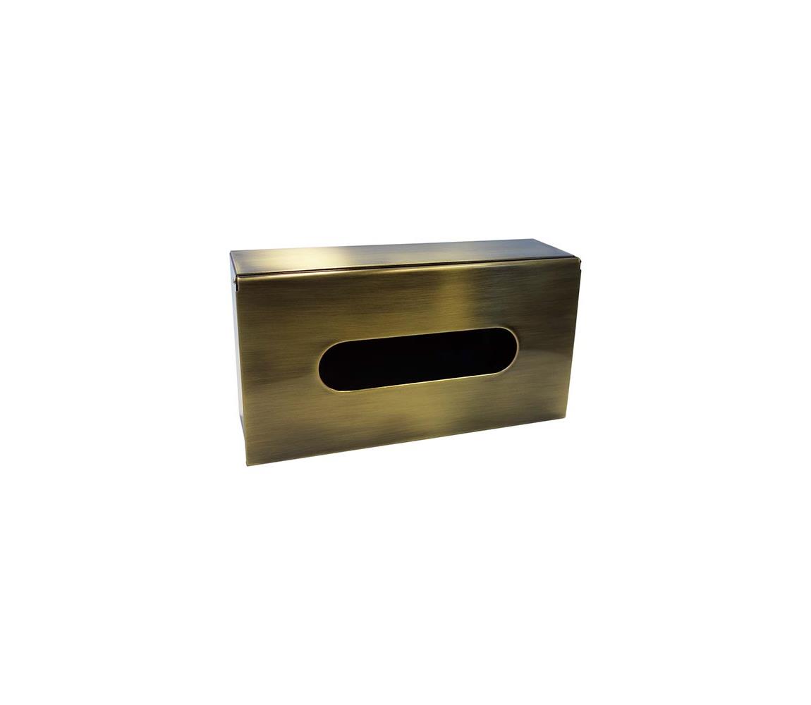 BEMETA Zásobník na vreckovky 25x13 cm bronzový 102303022