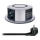 Zásuvkový stĺpik na dosku stola s bezdrôtovým nabíjaním Qi 3x230V + 1xUSB-A + 1xUSB-C strieborná/čierna