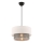Závesná lampa ECHO 1xE27/60W/230V krémová/sivá