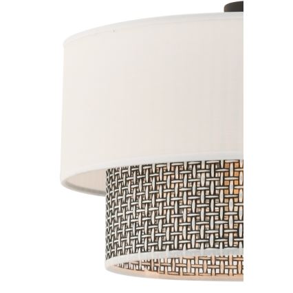 Závesná lampa ECHO 1xE27/60W/230V krémová/sivá