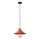 Závesná lampa MANAVGAT 1xE27/40W/230V červená/hnedá