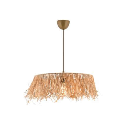 Závesná lampa MARISKA na kábli 1xE27/40W/230V ráfia