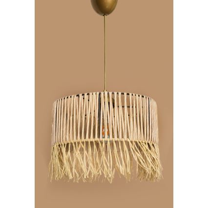 Závesná lampa RIMINI 1xE27/40W/230V béžová