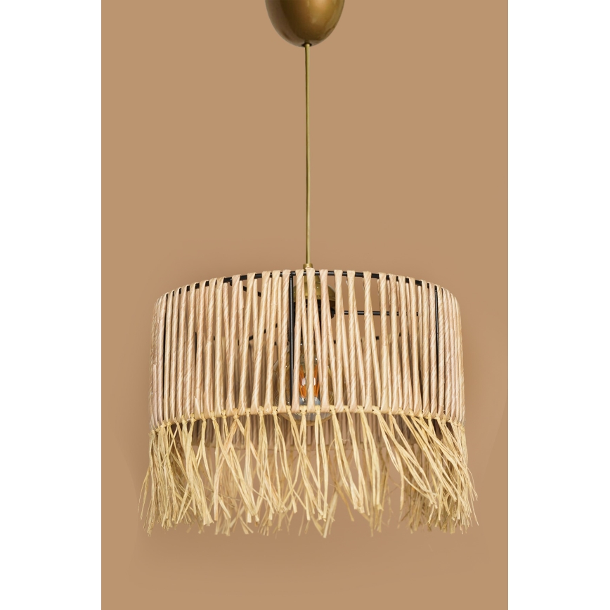 Závesná lampa RIMINI 1xE27/40W/230V béžová