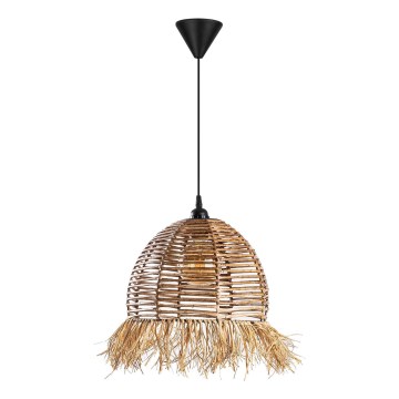 Závesná lampa RUYO 1xE27/40W/230V hnedá