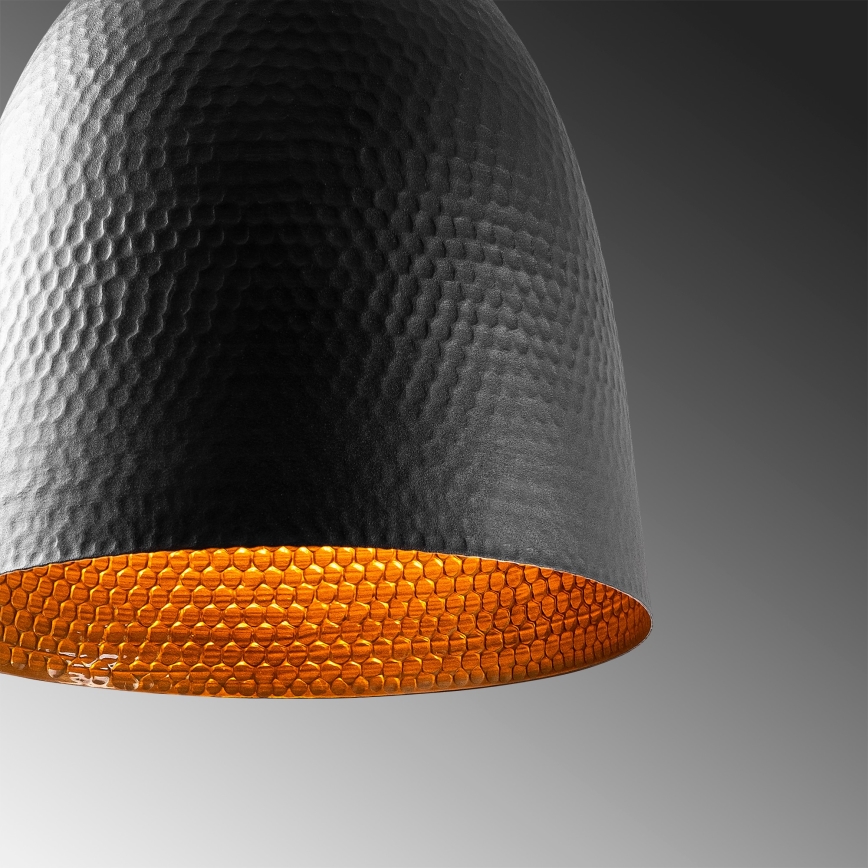Závesná lampa TATTOO 1xE27/40W/230V Ø 20 cm čierna