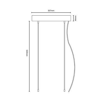 Závesné príslušenstvo pre núdzové svietidlá