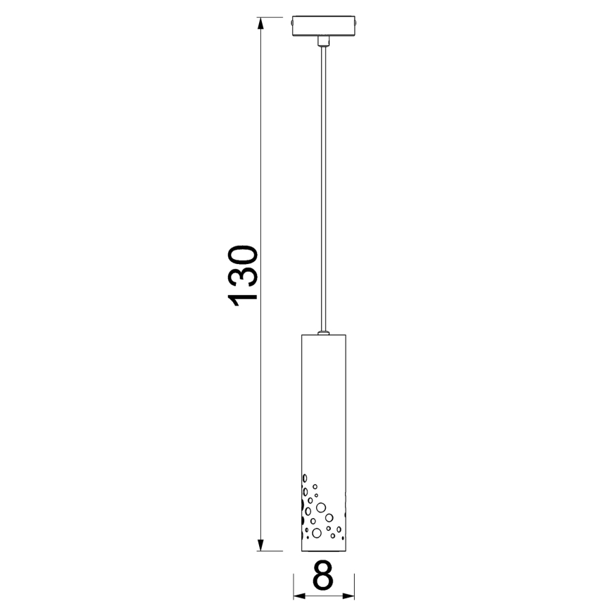 Závesné svietidlo ALTRO na lanku 1xGU10/8W/230V, béžové