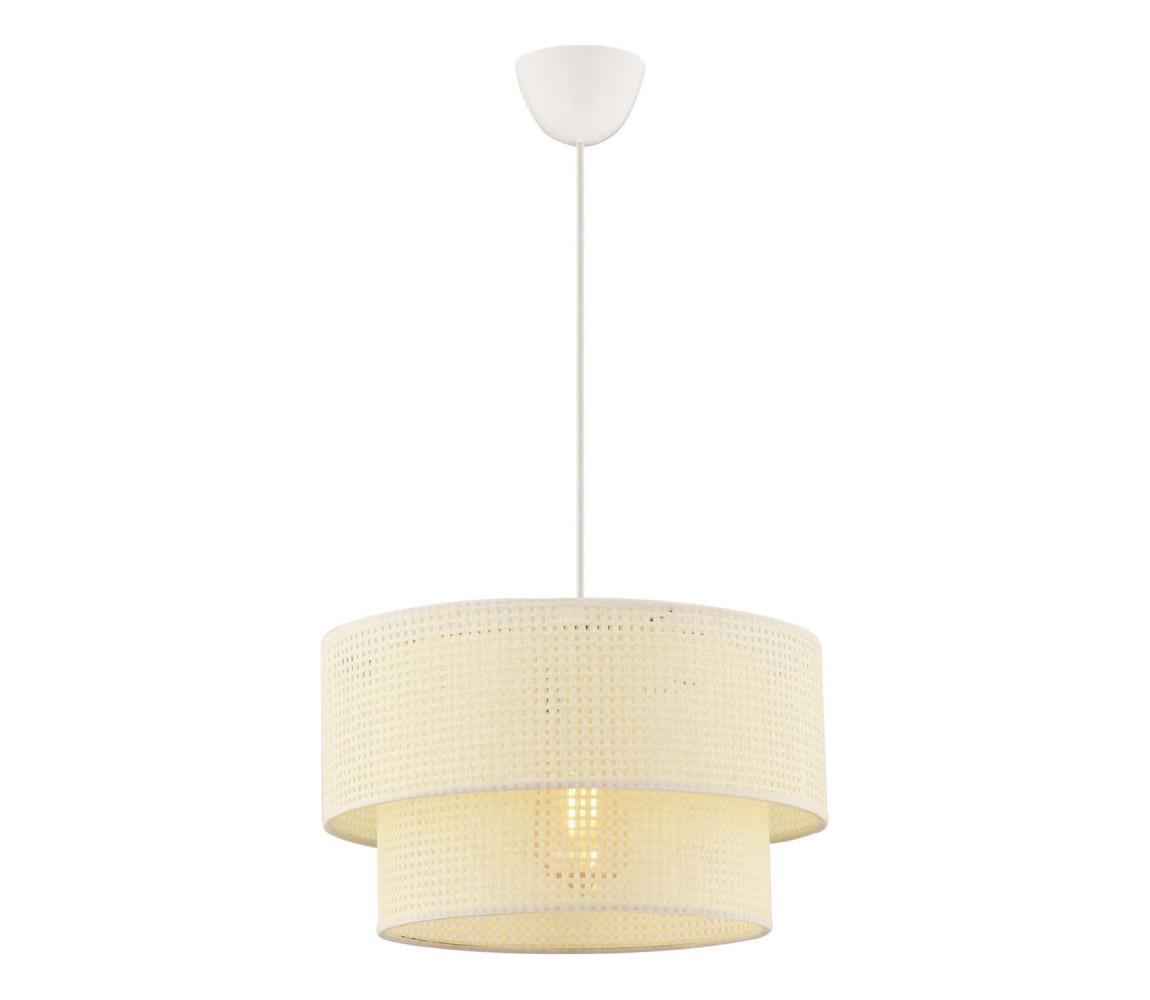 Závesné svietidlo ECHO na lane 1xE27/60W/230V krémové 390FLH2514