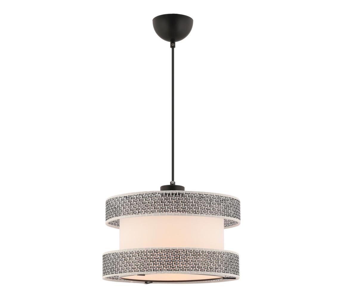 Závesné svietidlo HALO 1xE27/60W/230V krémová/šedá 390FLH2458