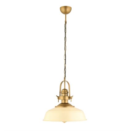 Závesné svietidlo MONZA 1xE27/40W/230V 35 cm krémové/ružové