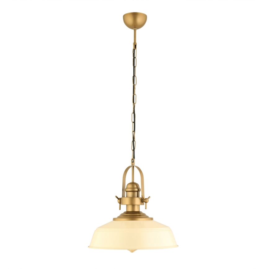 Závesné svietidlo MONZA 1xE27/40W/230V 35 cm krémové/ružové