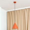 Závesné svietidlo na kábli ETNA 1xE27/15W/230V pr. 25 cm oranžové