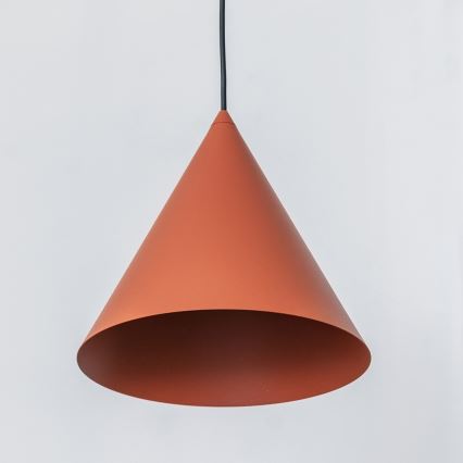 Závesné svietidlo na kábli ETNA 1xE27/15W/230V pr. 25 cm oranžové