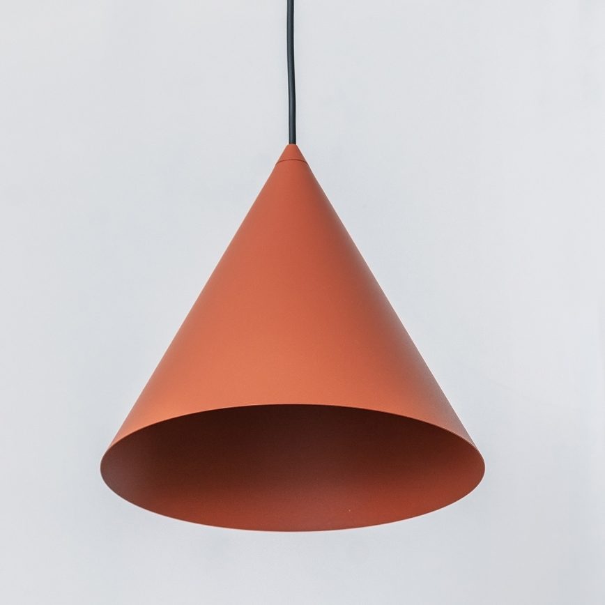Závesné svietidlo na kábli ETNA 1xE27/15W/230V pr. 25 cm oranžové