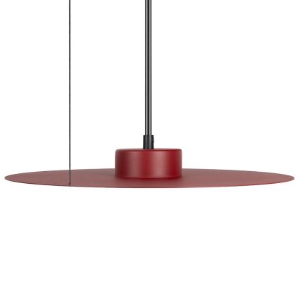 Závesné svietidlo na lankách PIATTO 1xGX53/15W/230V pr. 35 cm vínové