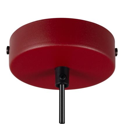 Závesné svietidlo na lankách PIATTO 1xGX53/15W/230V pr. 35 cm vínové