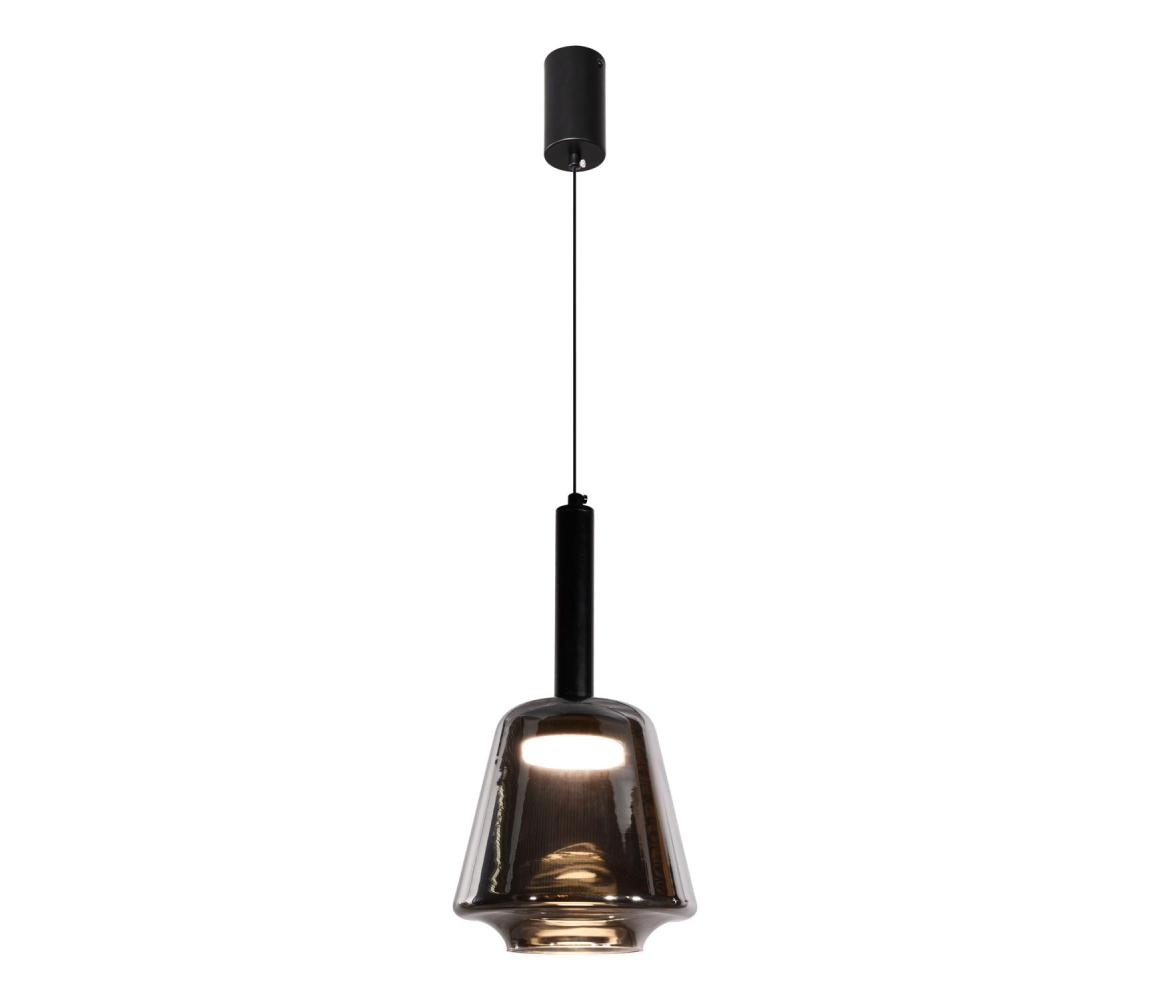 Závesné svietidlo na lanku BUENO 1xGX53/9W/230V pr. 18 cm dymovo čierne 31-50441