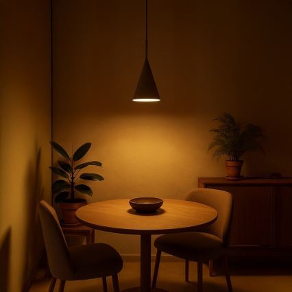 Závesné svietidlo na lanku CAPITAL 1xGX53/15W/230V pr. 17 cm béžové