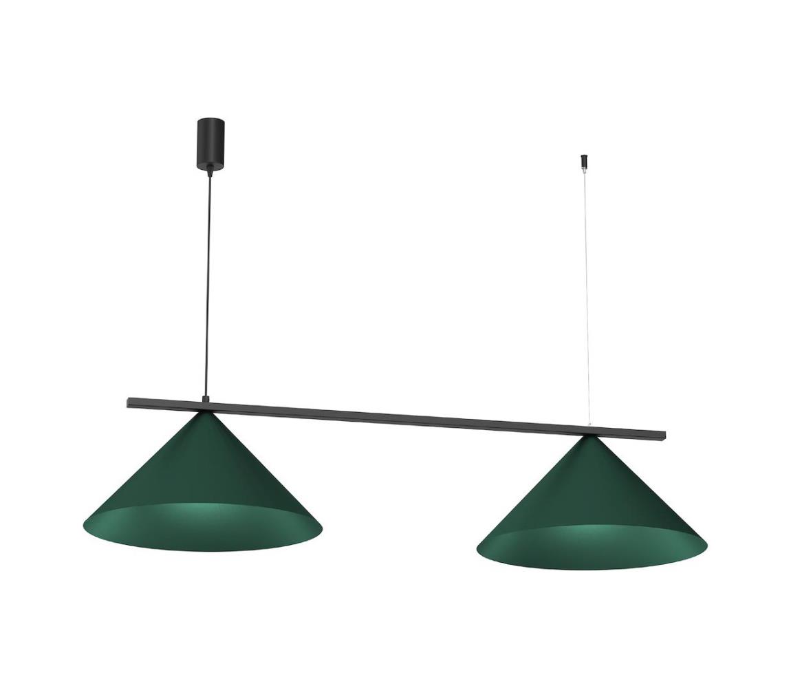 Závesné svietidlo na lanku CAPITAL 2xGX53/15W/230V zelené MLP1529