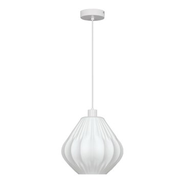Závesné svietidlo na lanku CARSON 1xE27/40W/230V biele