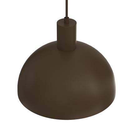 Závesné svietidlo na lanku HANDA 1xE27/15W/230V, hnedé