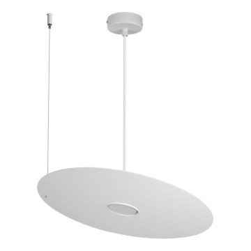 Závesné svietidlo na lanku PIATTO 1xGX53/15W/230V priemer 45 cm biela