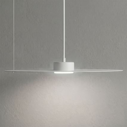 Závesné svietidlo na lanku PIATTO 1xGX53/15W/230V priemer 45 cm biela