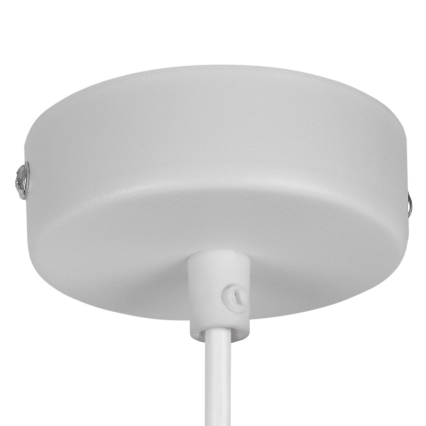 Závesné svietidlo na lanku PIATTO 1xGX53/15W/230V priemer 45 cm biela