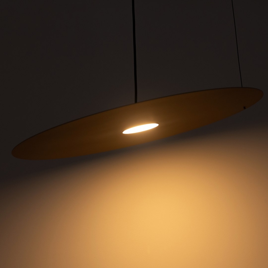 Závesné svietidlo na lanku PIATTO 1xGX53/15W/230V, priemer 55 cm, béžové