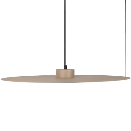 Závesné svietidlo na lanku PIATTO 1xGX53/15W/230V, priemer 55 cm, béžové