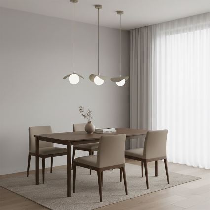 Závesné svietidlo na lanku RITUAL 1xG9/8W/230V béžové