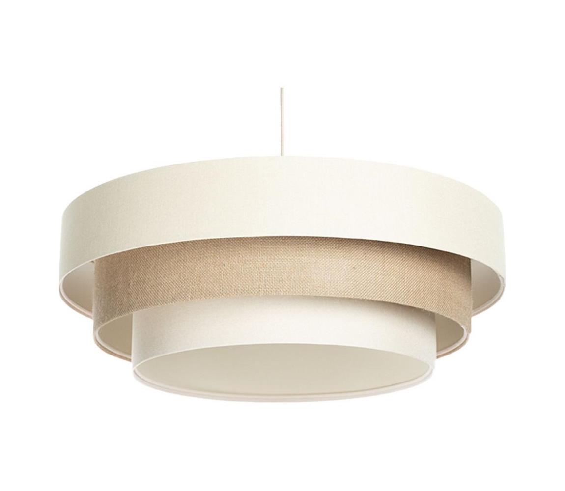 Závesné svietidlo na lanku TRINITI 1xE27/60W/230V priemer 40 cm krémová/béžová 050-102-60